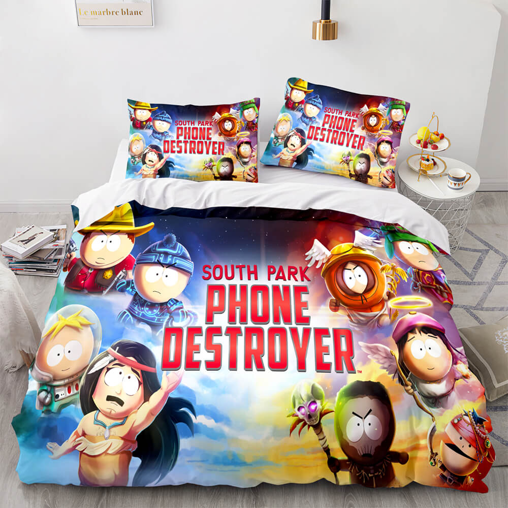 South Park Phone Destroyer Bedding Set Quilt Duvet Cover Bedding Sets (Online Order Only)