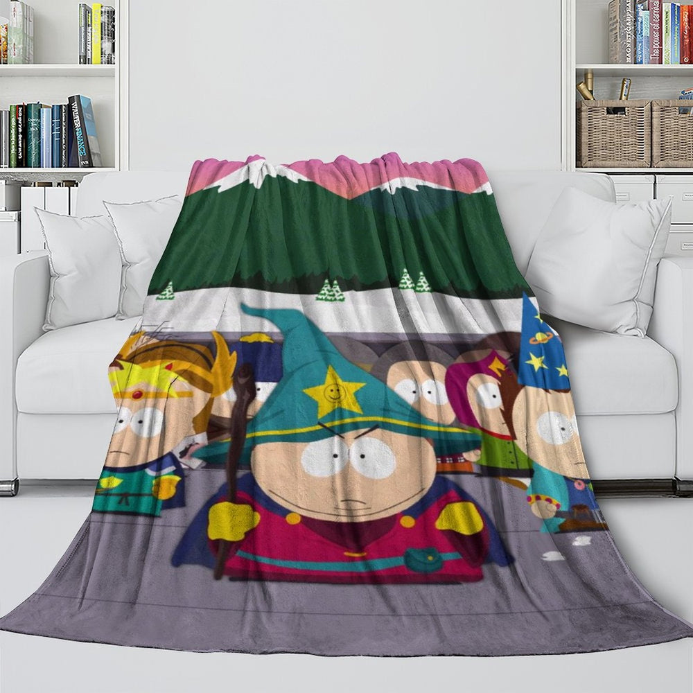 South Park the Stick Of Truth Blanket Flannel Fleece Throw Room Decoration (Online Order Only)