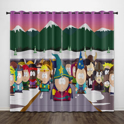 South Park the Stick Of Truth Curtains Pattern Blackout Window Drapes (Online Order Only)