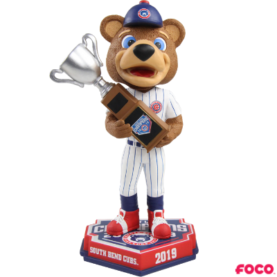 South Bend Cubs 2019 Midwest League Champions Bobblehead (ONLINE ORDER ONLY)
