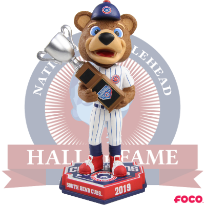 South Bend Cubs 2019 Midwest League Champions Bobblehead (ONLINE ORDER ONLY)