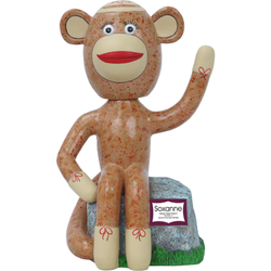 Soxanne The Rockford Sock Monkey Bobblehead (ONLINE ORDER ONLY)