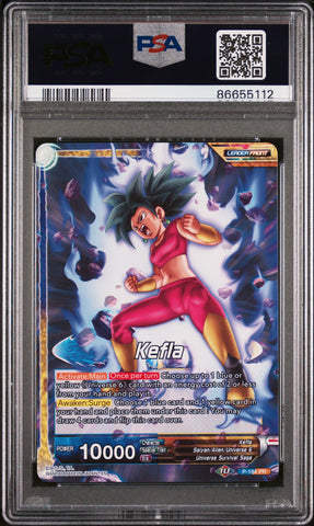 2022 DRAGON BALL SUPER MYTHIC BOOSTER KEFLA, SURGE/FEROCITY #P-184 - PSA 10 (Online Order Only)