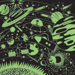 Space Illuminated 500 Piece Glow in the Dark Jigsaw Puzzle Mudpuppy (ONLINE ORDER ONLY)