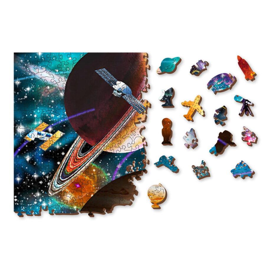 Space Odyssey 2000 Piece Wood Jigsaw Puzzle Wooden City (ONLINE ORDER ONLY)