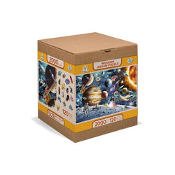 Space Odyssey 2000 Piece Wood Jigsaw Puzzle Wooden City (ONLINE ORDER ONLY)