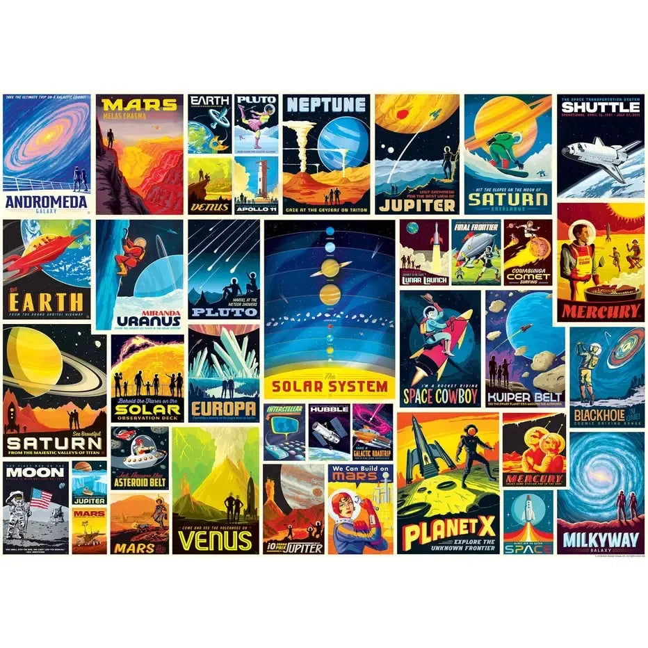 Space Travel by Anderson Design 1000 Piece Jigsaw Puzzle MasterPieces (ONLINE ORDER ONLY)