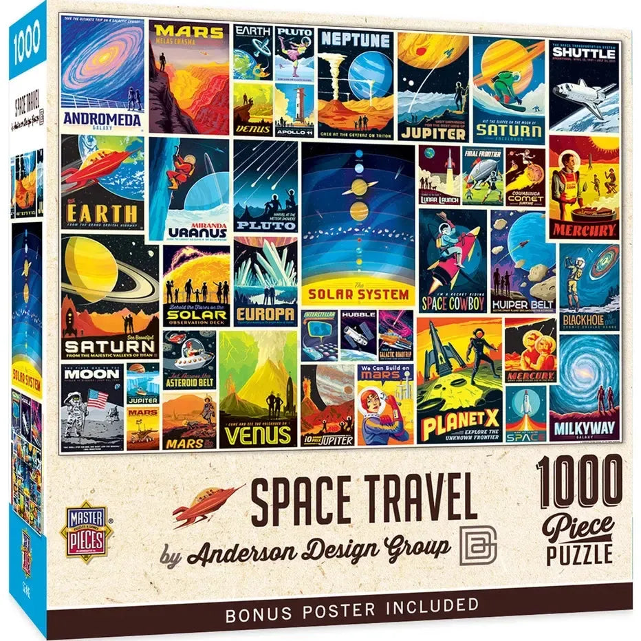 Space Travel by Anderson Design 1000 Piece Jigsaw Puzzle MasterPieces (ONLINE ORDER ONLY)