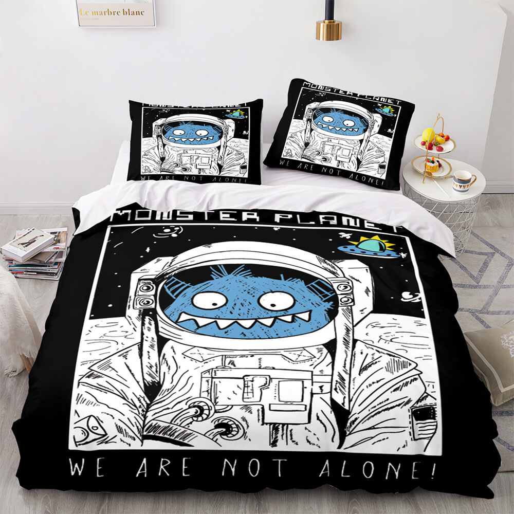 Space Astronaut Bedding Set Kids Quilt Cover Room Decoration (Online Order Only)