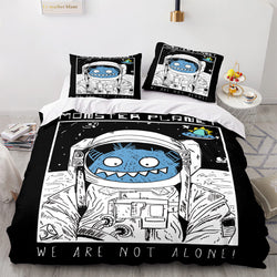 Space Astronaut Bedding Set Kids Quilt Cover Room Decoration (Online Order Only)