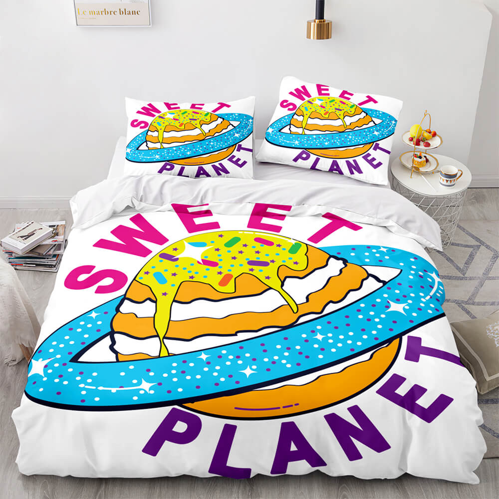 Space Astronaut Bedding Set Kids Quilt Cover Room Decoration (Online Order Only)