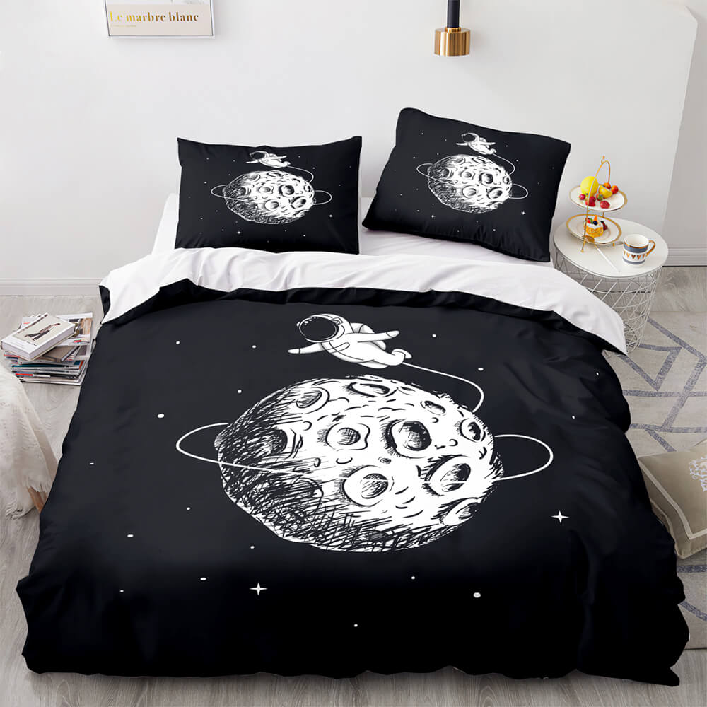 Space Astronaut Bedding Set Kids Quilt Cover Room Decoration (Online Order Only)