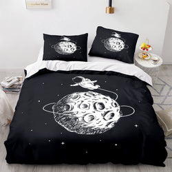 Space Astronaut Bedding Set Kids Quilt Cover Room Decoration (Online Order Only)