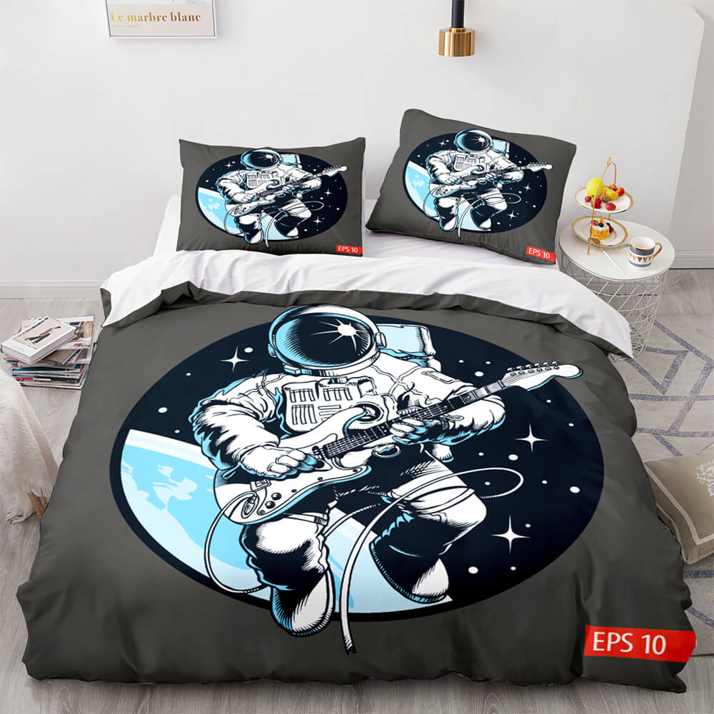 Space Astronaut Bedding Set Kids Quilt Cover Room Decoration (Online Order Only)