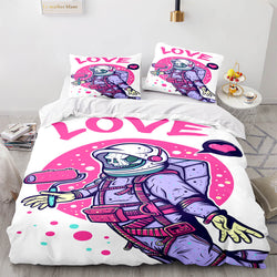 Space Astronaut Bedding Set Kids Quilt Cover Room Decoration (Online Order Only)