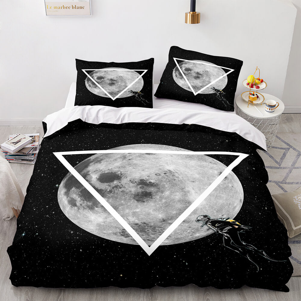Space Astronaut Bedding Set Kids Quilt Cover Room Decoration (Online Order Only)