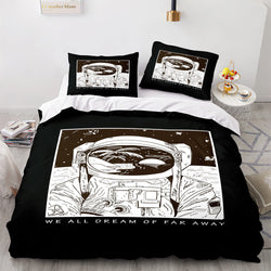 Space Astronaut Bedding Set Kids Quilt Cover Room Decoration (Online Order Only)
