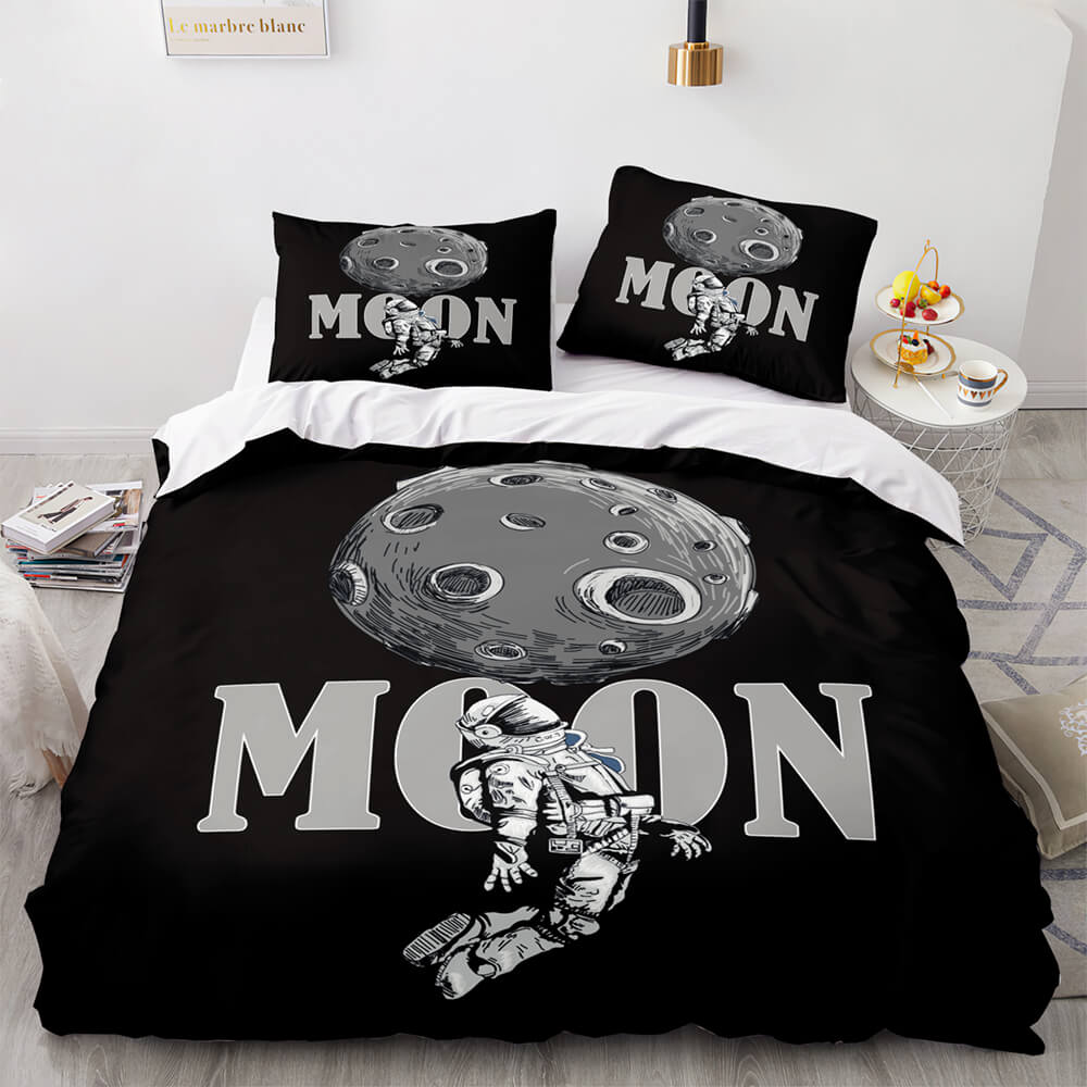 Space Astronaut Bedding Set Kids Quilt Cover Room Decoration (Online Order Only)