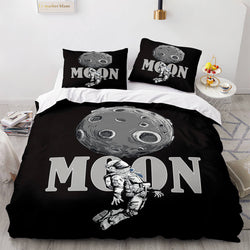 Space Astronaut Bedding Set Kids Quilt Cover Room Decoration (Online Order Only)