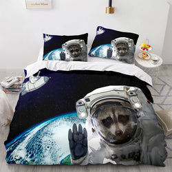 Space Astronaut Bedding Sets Quilt Covers Without Filler (Online Order Only)