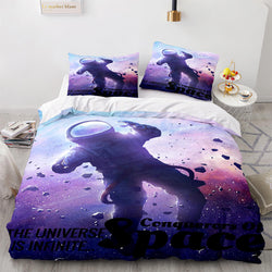 Space Astronaut Bedding Sets Quilt Covers Without Filler (Online Order Only)