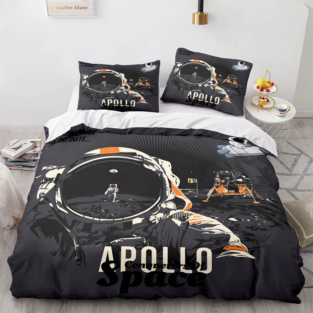 Space Astronaut Bedding Sets Quilt Covers Without Filler (Online Order Only)
