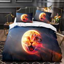 Space Cat Astronaut Cats In Space Bedding Set Duvet Cover Bedding Sets (Online Order Only)