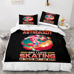 Spaceman Pattern Bedding Set Quilt Cover Without Filler (Online Order Only)