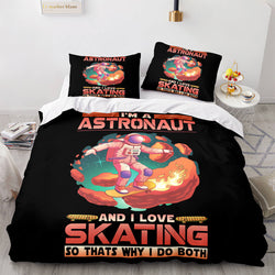 Spaceman Pattern Bedding Set Quilt Cover Without Filler (Online Order Only)