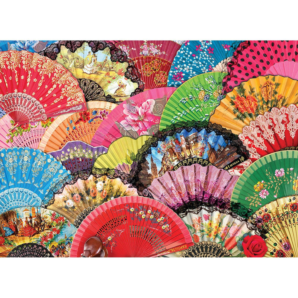 Spanish Fans 1000 Piece Jigsaw Puzzle Eurographics (ONLINE ORDER ONLY)