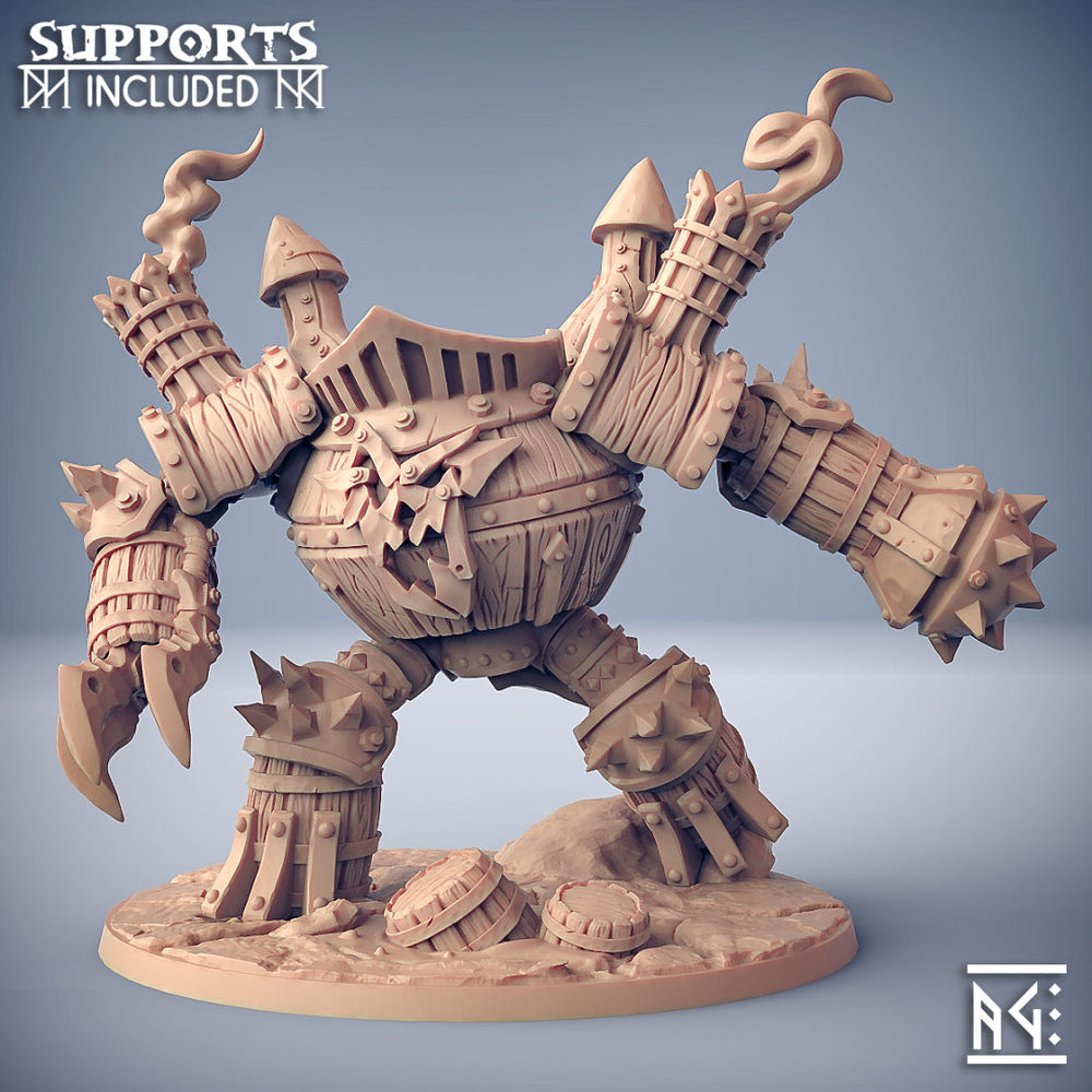 3D Printed Artisan Guild Sparksoot Scrap Golem Sparksoot Goblin Set 28mm 32mm (Online Only)