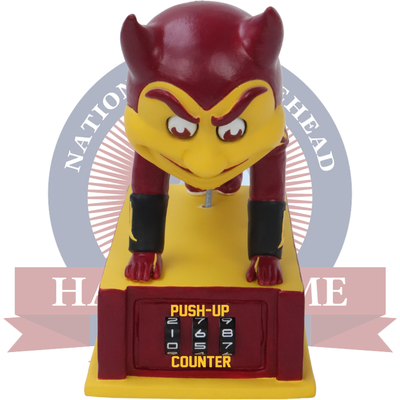 Sparky the Sun Devil Arizona State Sun Devils Mascot Push-Up Counter Bobblehead (ONLINE ORDER ONLY)