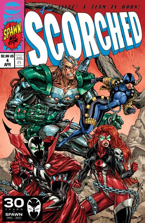 Spawn Scorched #4 B Todd Mcfarlane X-Men 1 Homage Connecting Variant (04/06/2022) Image (ONLINE ORDER ONLY)