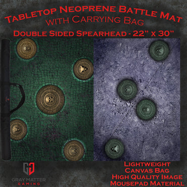 Spearhead Season 2 - Broken Cobblestone & Desert Paths - Neoprene Battle Mat with Bag (ONLINE ORDER ONLY)
