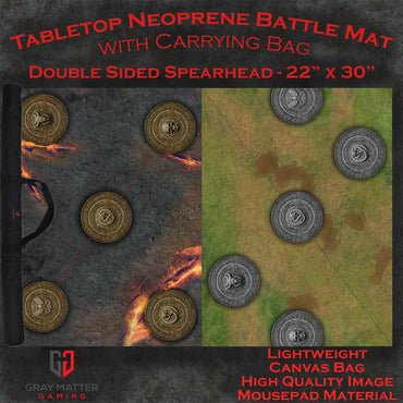 Spearhead - Infernal Steppes & Traveler's Road - Neoprene Battle Mat with Bag (Online Order Only)