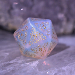 Pre-Order || Spellcaster Opalite Stone Dice Set