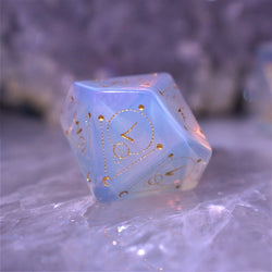 Pre-Order || Spellcaster Opalite Stone Dice Set