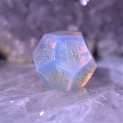 Pre-Order || Spellcaster Opalite Stone Dice Set