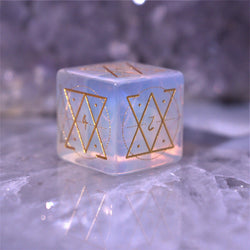 Pre-Order || Spellcaster Opalite Stone Dice Set