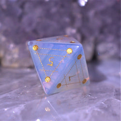 Pre-Order || Spellcaster Opalite Stone Dice Set