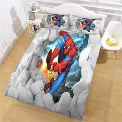 Spider-Man Pattern Bedding Set Quilt Cover Without Filler (Online Order Only)