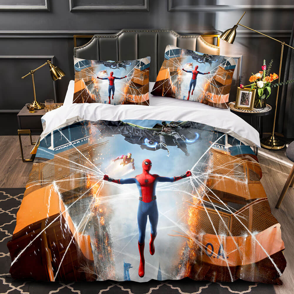 Spider-Man Homecoming Cosplay Bedding Sets Quilt Covers Without Filler (Online Order Only)