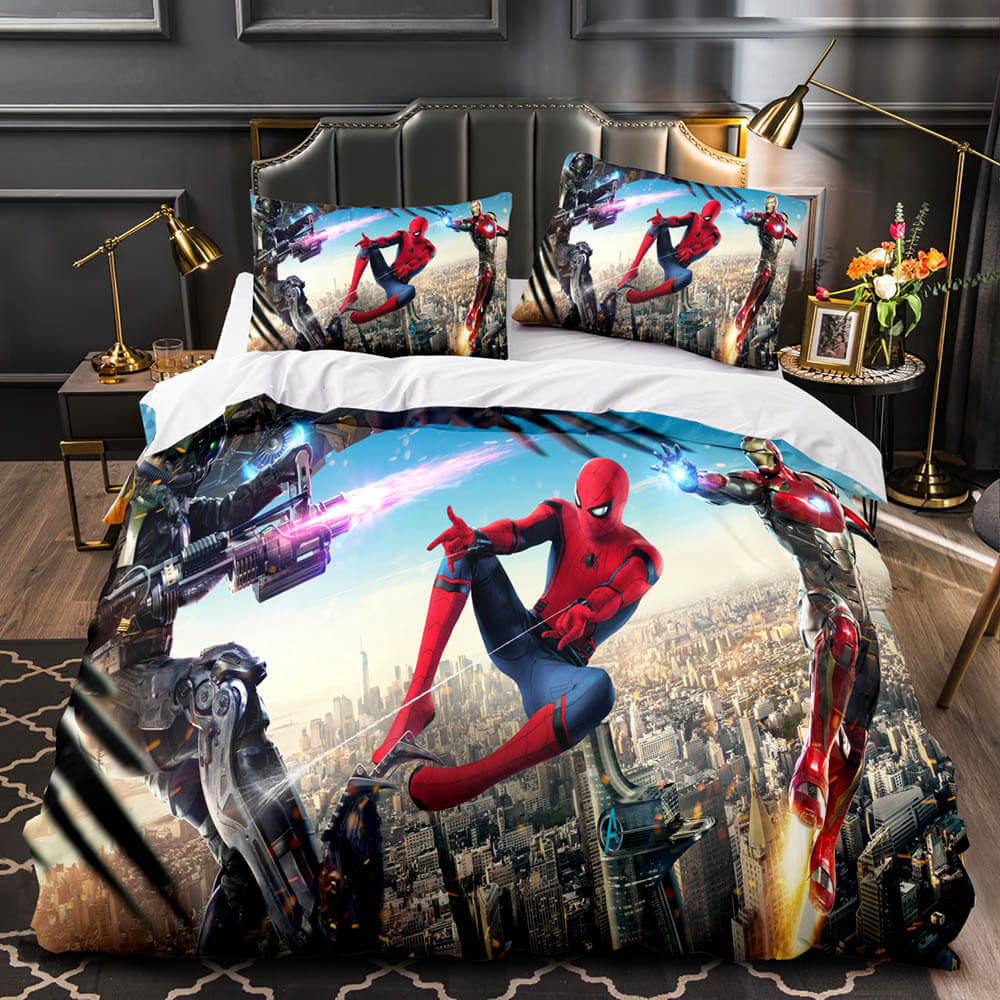 Spider-Man Homecoming Cosplay Bedding Sets Quilt Covers Without Filler (Online Order Only)