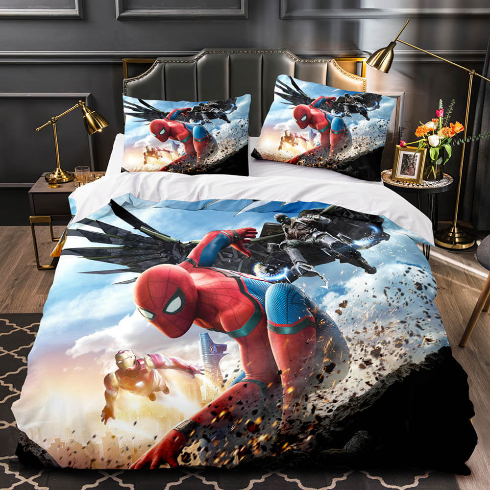 Spider-Man Homecoming Cosplay Bedding Sets Quilt Covers Without Filler (Online Order Only)
