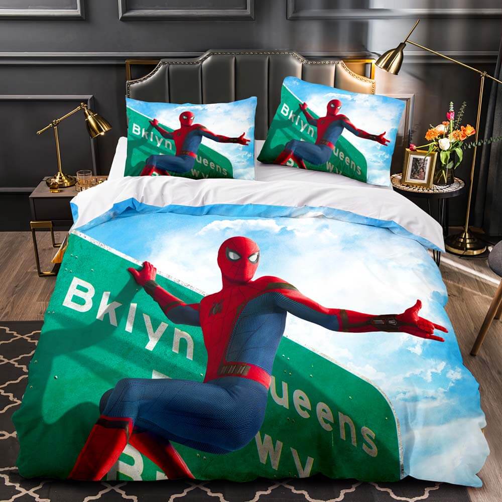 Spider-Man Homecoming Cosplay Bedding Sets Quilt Covers Without Filler (Online Order Only)