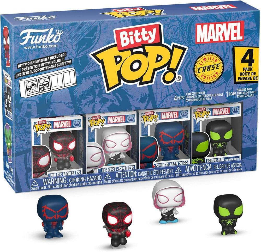 Spider-Man Miles Morales Funko Bitty Pop! Mini-Figure 4-Pack (ONLINE ORDER ONLY)
