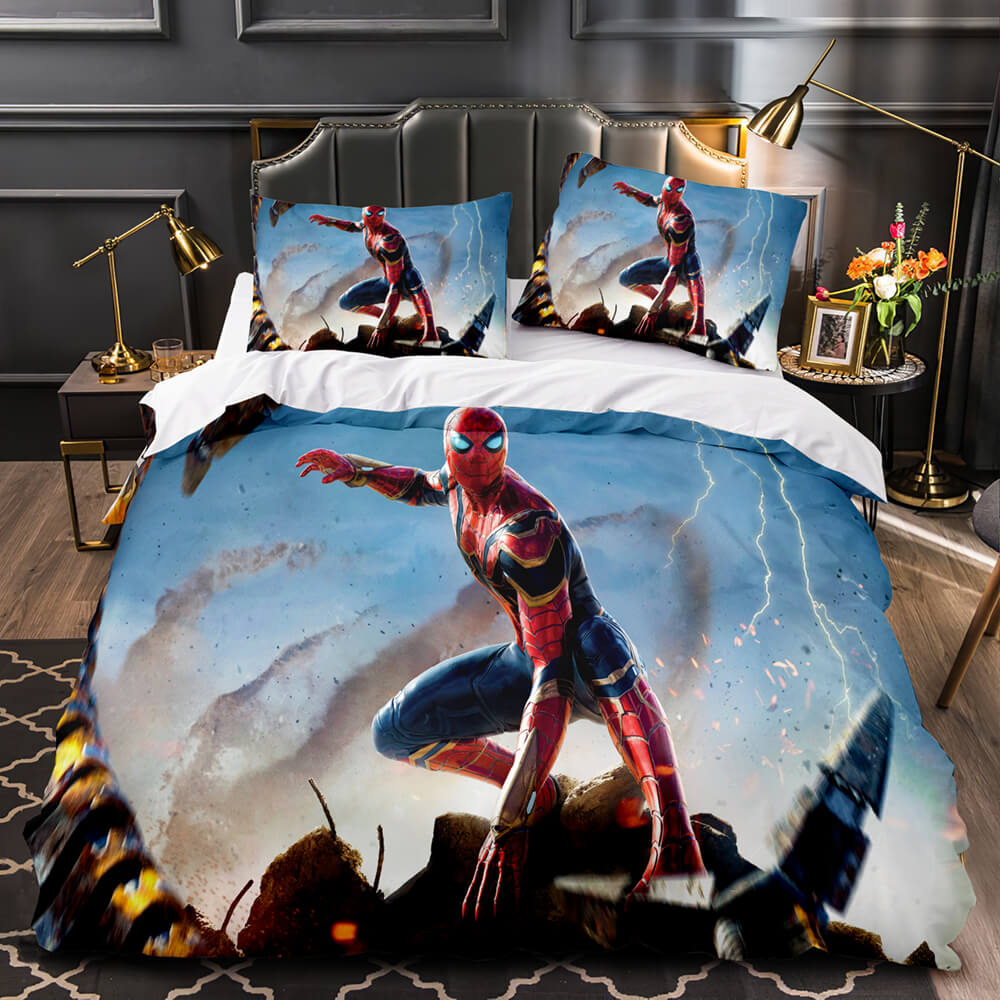 IMAX Spider-Man No Way Home Bedding Set Duvet Cover Quilt Bed Sets (Online Order Only)
