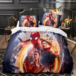 IMAX Spider-Man No Way Home Bedding Set Duvet Cover Quilt Bed Sets (Online Order Only)