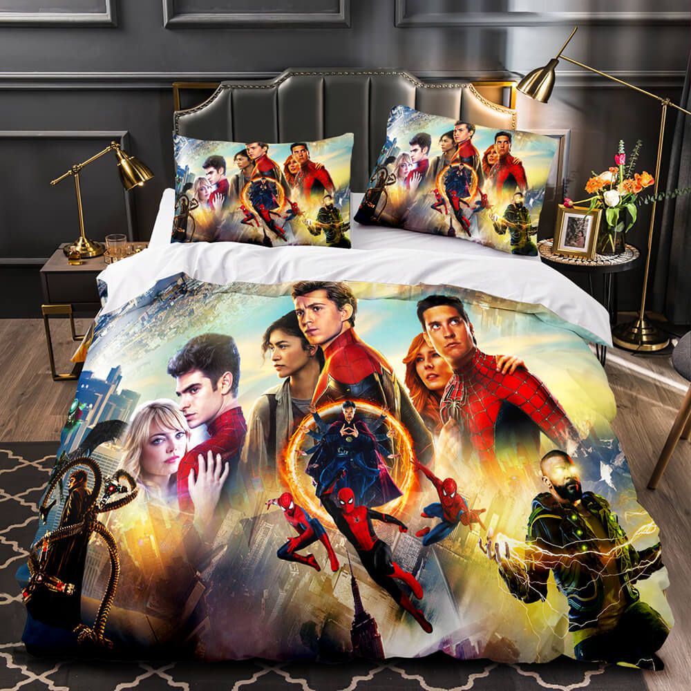 Spider-Man No Way Home Bedding Set Quilt Duvet Covers Bed Sets (Online Order Only)