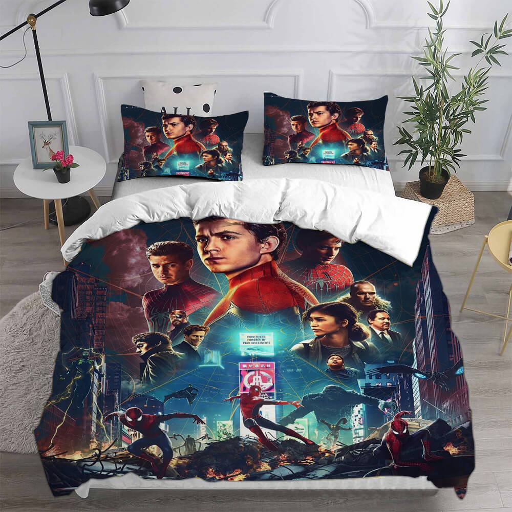 Spider-Man No Way Home Cosplay US Bedding Set Duvet Covers Bed Sets (Online Order Only)